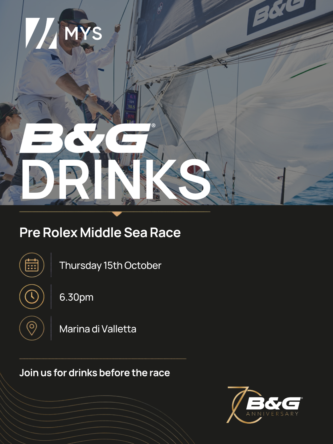 B&G Drinks Race Invite